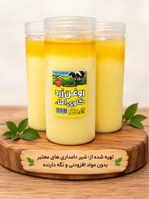 روغن زرد گاوی اعلا